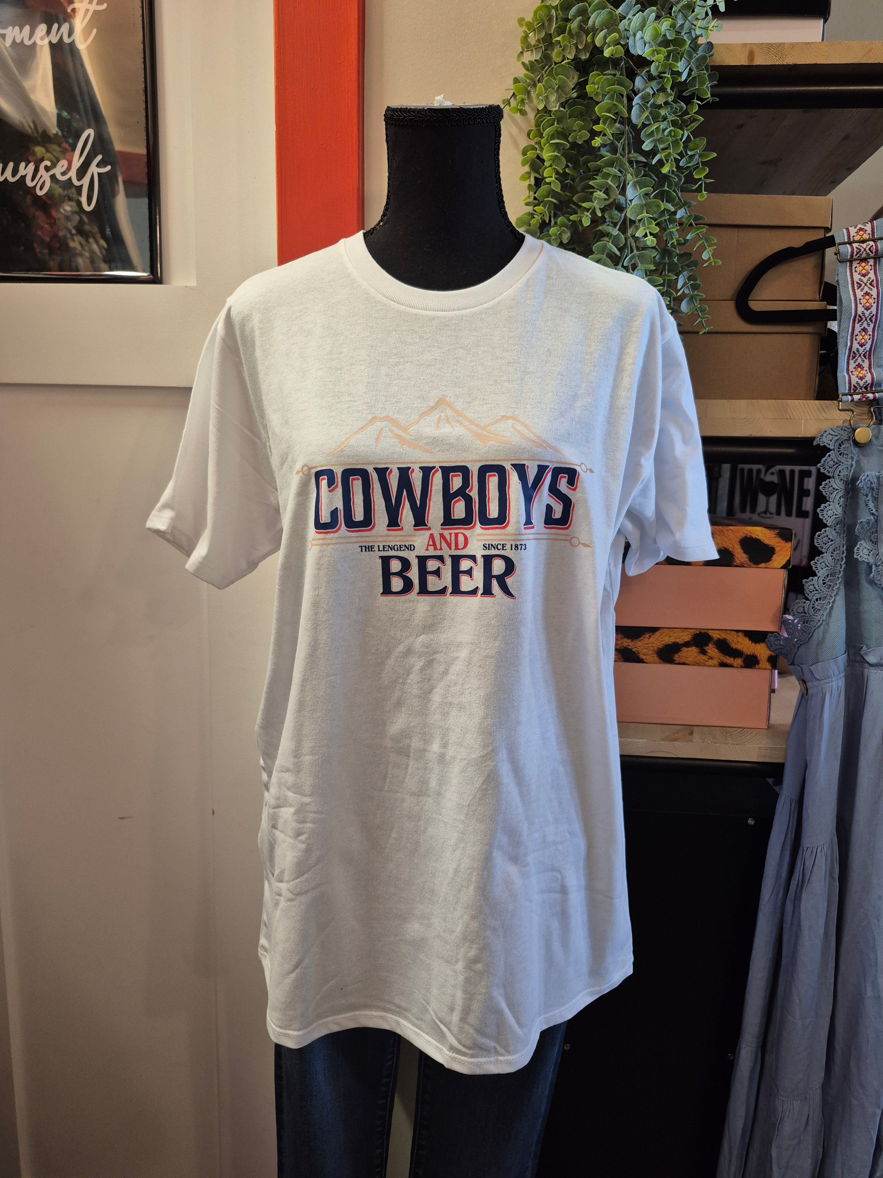 Cowboys and Beer T-Shirt