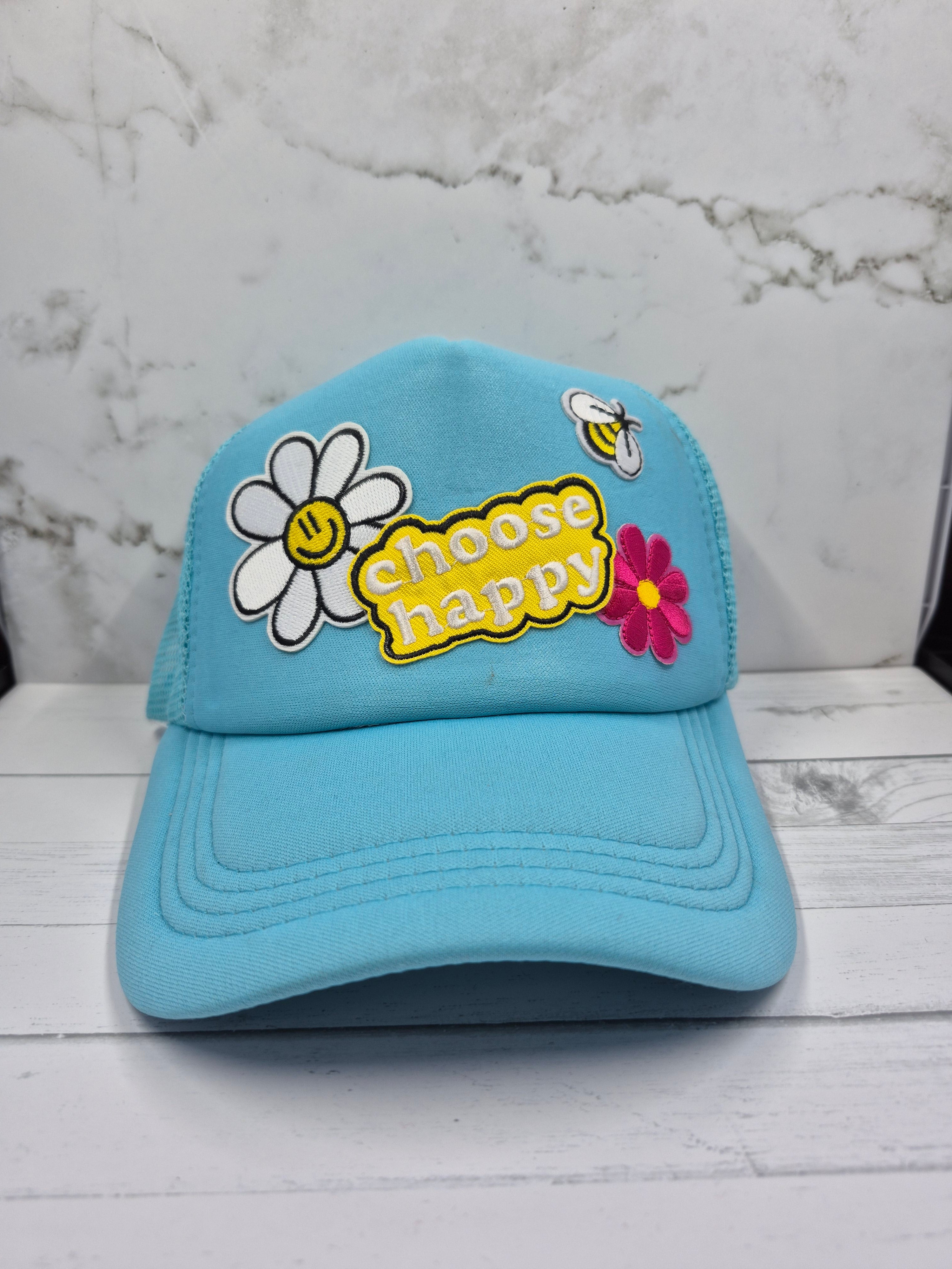 Trucker Hat Choose Happy