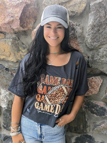 Distressed Game Day Tee