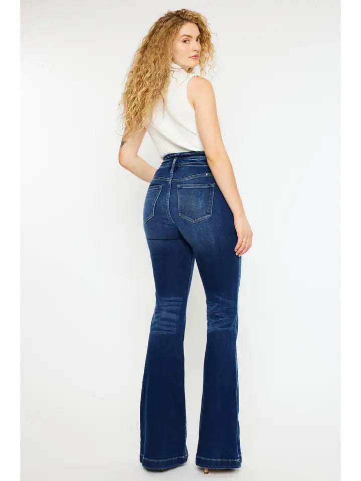 High Rise Curvy Flare Kancan Jeans