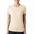 Love Poem Basic Round Neck and Short Sleeve Stretchy Top