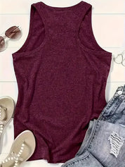 Vintage Retro Rock N Roll Graphic Tank Top