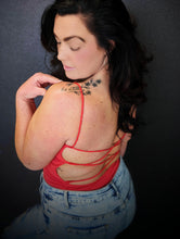 Load image into Gallery viewer, Sexy Red Strappy Back Top -Limitless