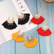1002 Boho tassel Earrings