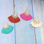 1002 Boho tassel Earrings