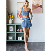 Veveret Rhinestone Skirt