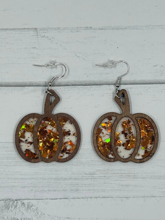 Pumpkin Drop Earrings