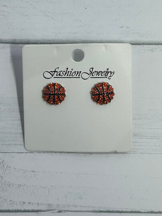 Rhinestone Sports Earrings