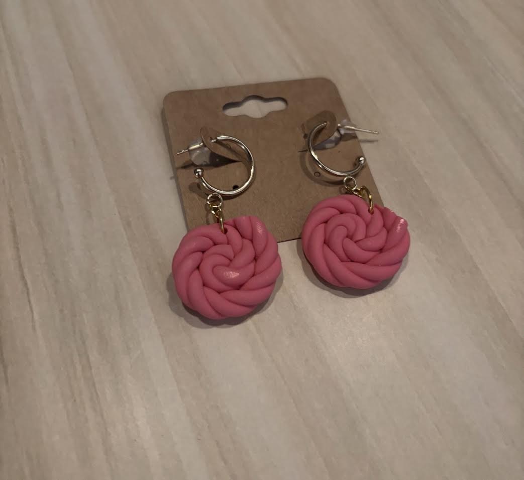 Pink Swirly ball