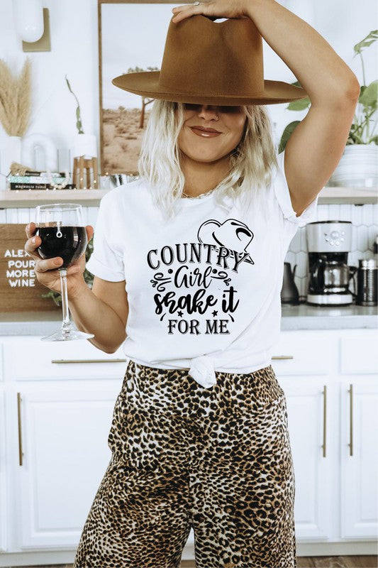 Country Girl Shake It For Me Boutique Tee