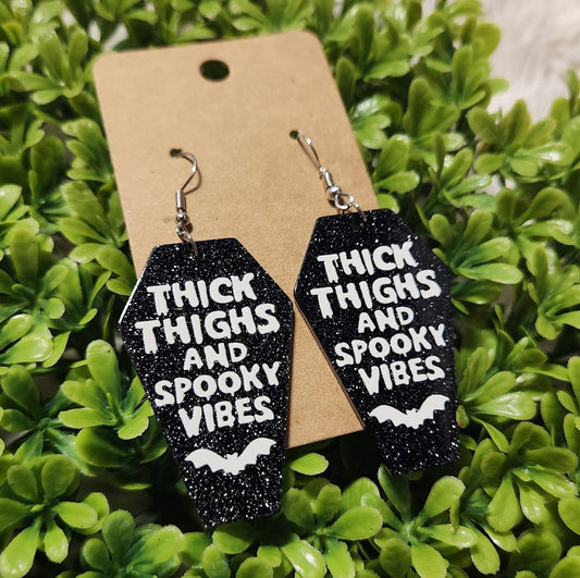 Thick Thigh and Spooky Vibes Earrings