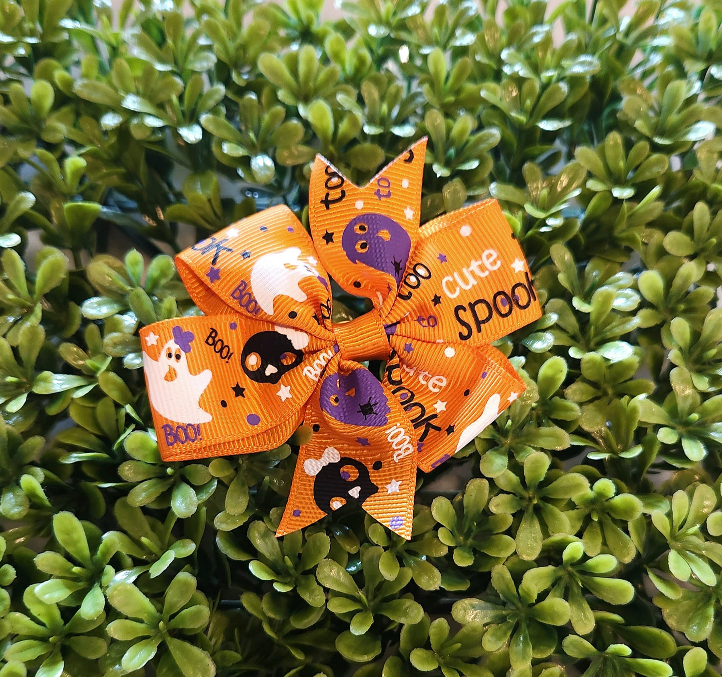 Orange Ghost Kids Hairclip