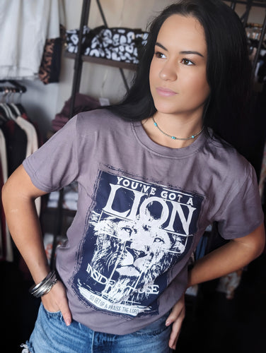 You've Got a Lion inside those Lungs Tee
