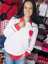 Load image into Gallery viewer, Red Heart Pocket Sweater