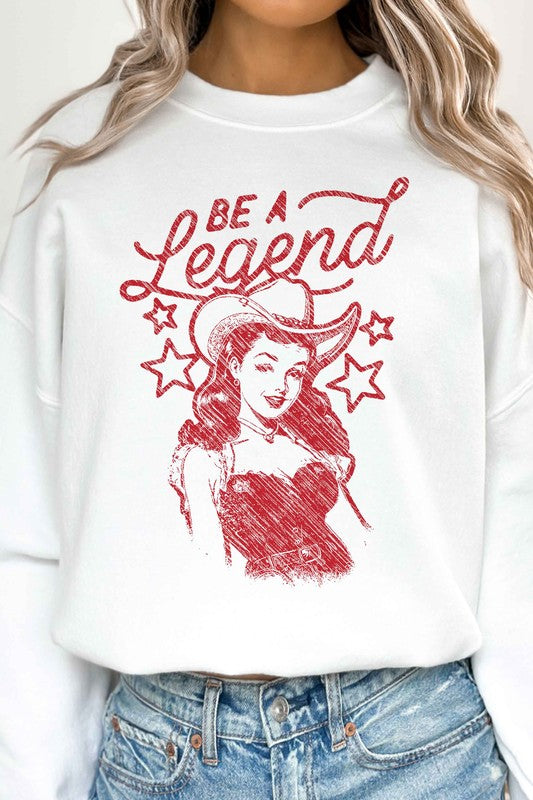 BE A LEGEND WESTERN COUNTRY OVERSIZED SWEATSHIRT