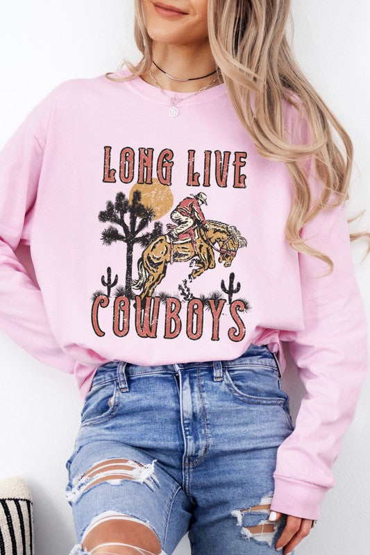 Long Live Cowboys Country Western Graphic Tee