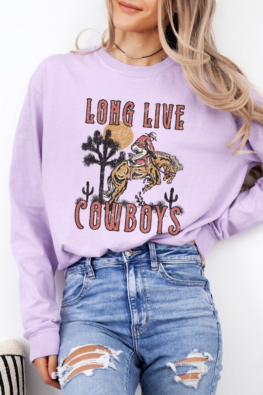 Long Live Cowboys Country Western Graphic Tee