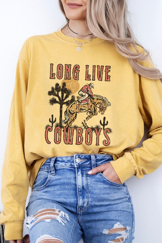 Long Live Cowboys Country Western Graphic Tee