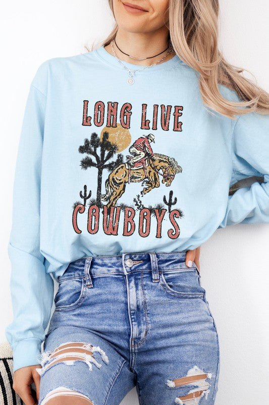 Long Live Cowboys Country Western Graphic Tee