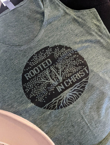 Rooted in Christ tank top