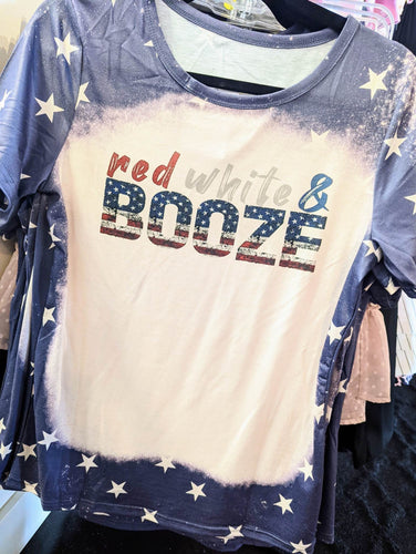 Red, white, and booze tshirt