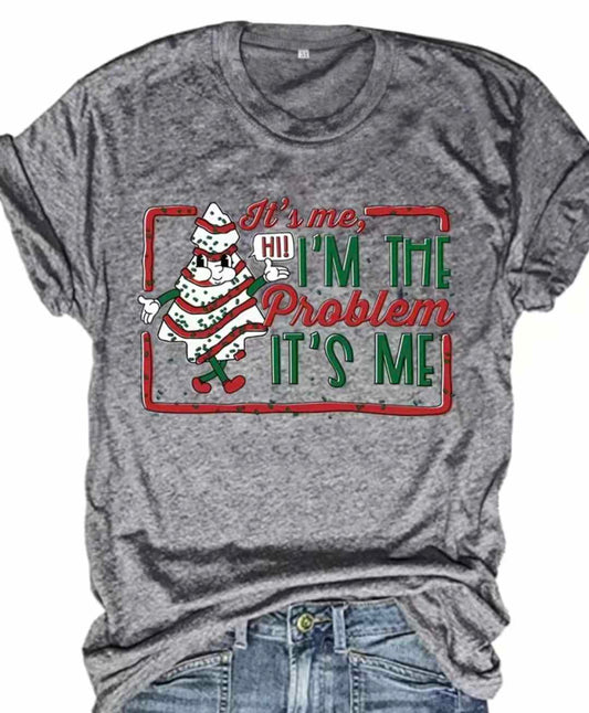 Hi, It's me I'm the Problem it's me Christmas Tee