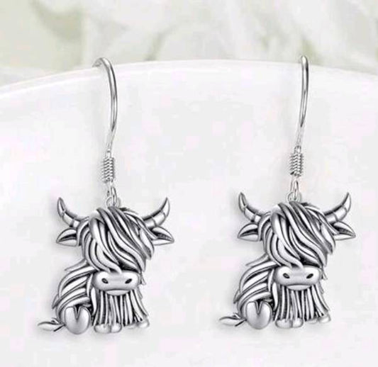 Highland Cow Earrings