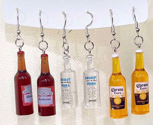 Booze Bottle Earrings