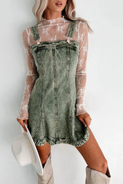 Denim Camisole Dress Overalls Skirt