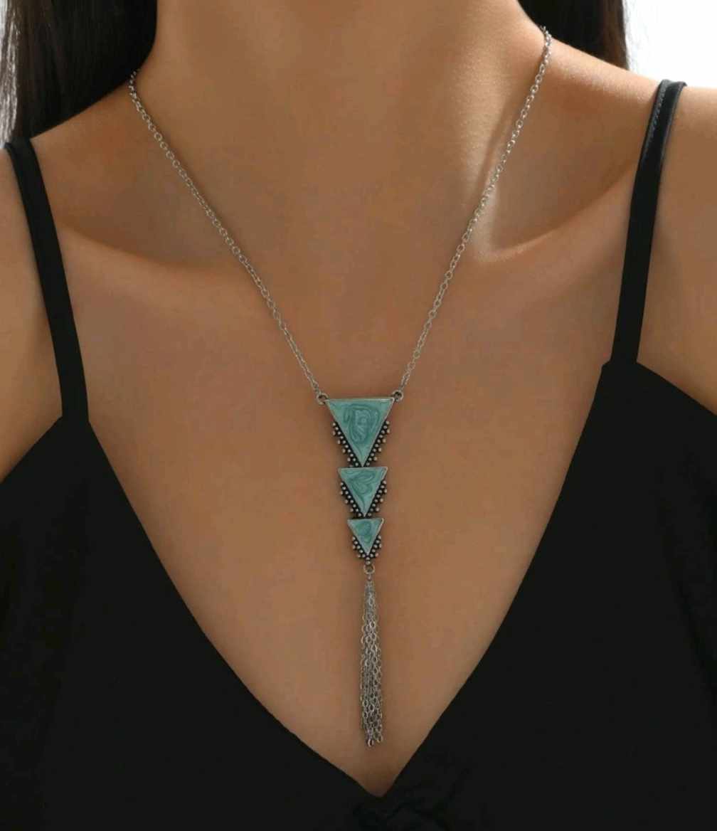 Turquoise Diamond Necklace