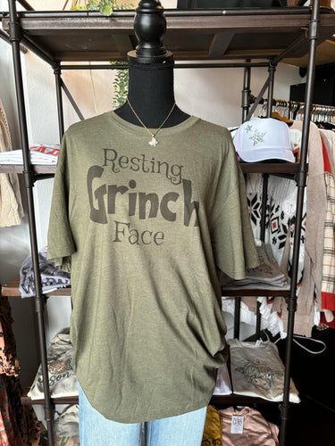 Resting Grinch Face Tee