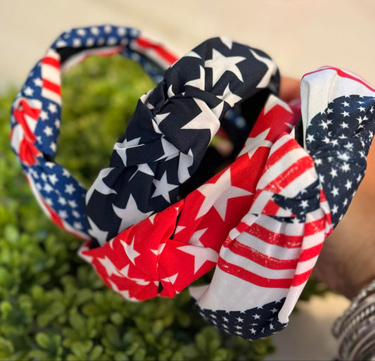 American Flag Headband