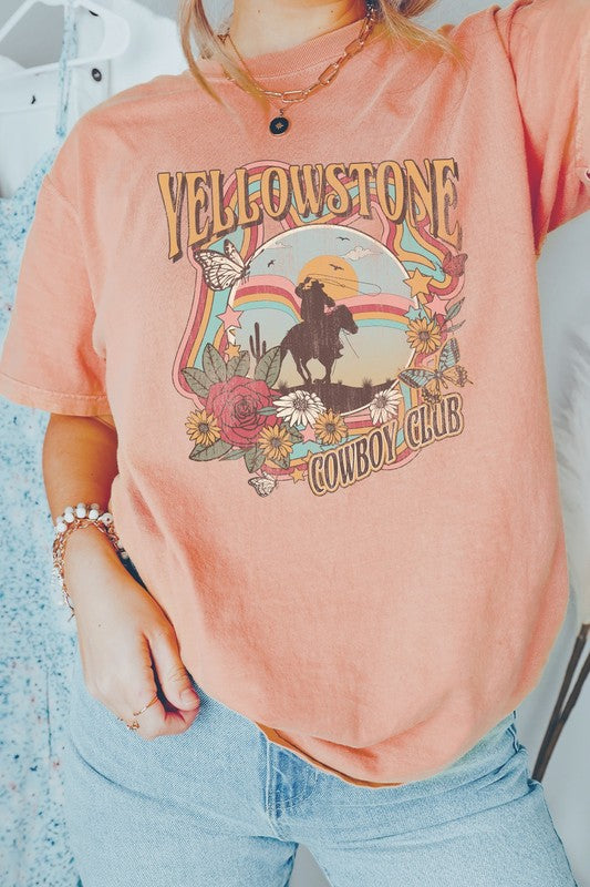 Yellowstone Cowboy Club Comfort Colors Graphic Tee