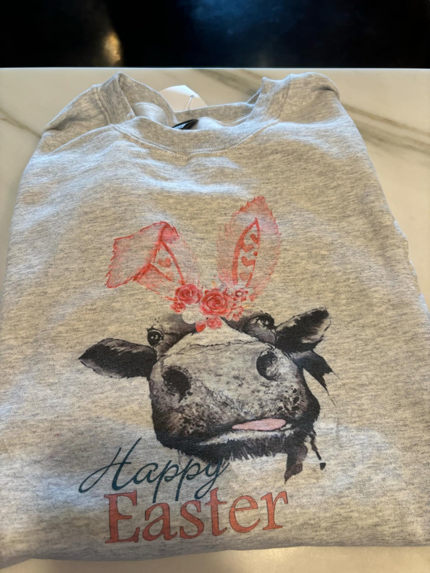 Cow Easter Sweatshirt