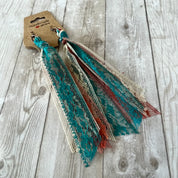 Open Window Studios Ribbon Tassel Earrings