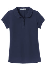 Girls Peter Pan Collar Polo