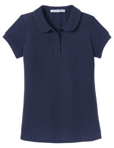 Girls Peter Pan Collar Polo