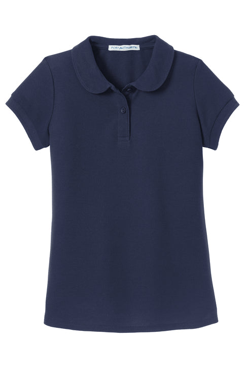 Girls Peter Pan Collar Polo