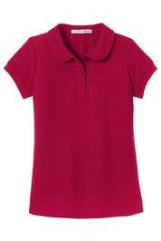 Girls Peter Pan Collar Polo