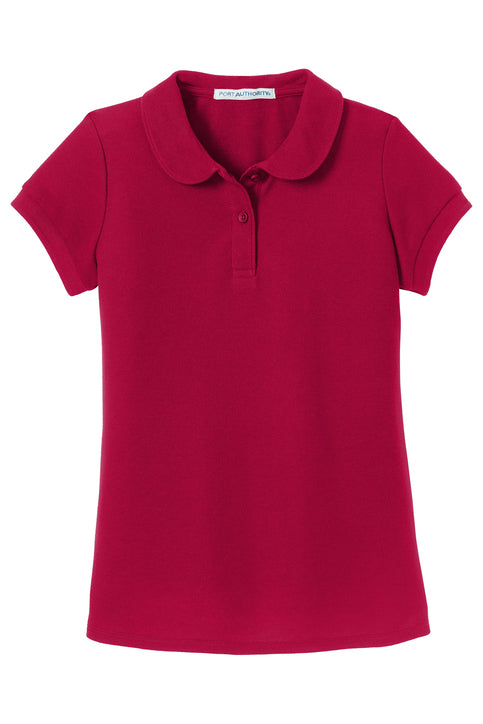 Girls Peter Pan Collar Polo