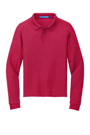 Youth Long Sleeve Polo