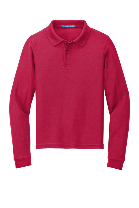 Youth Long Sleeve Polo