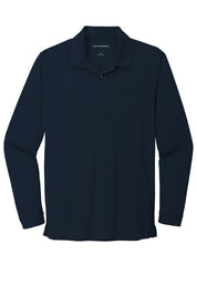 Adult UV Micro-Mesh Long Sleeve Polo