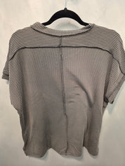 Ribbed Baseball T-Shirt