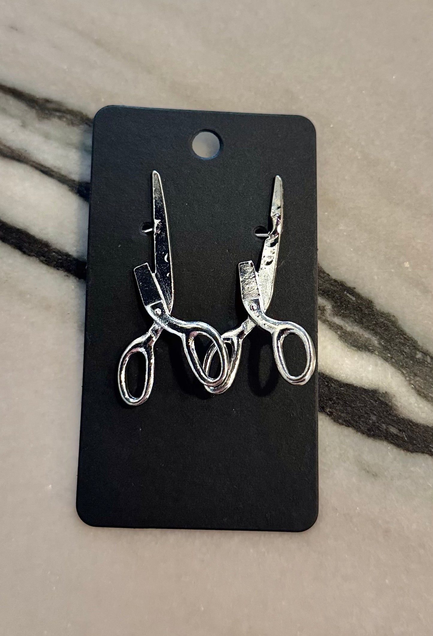 scissor earrings