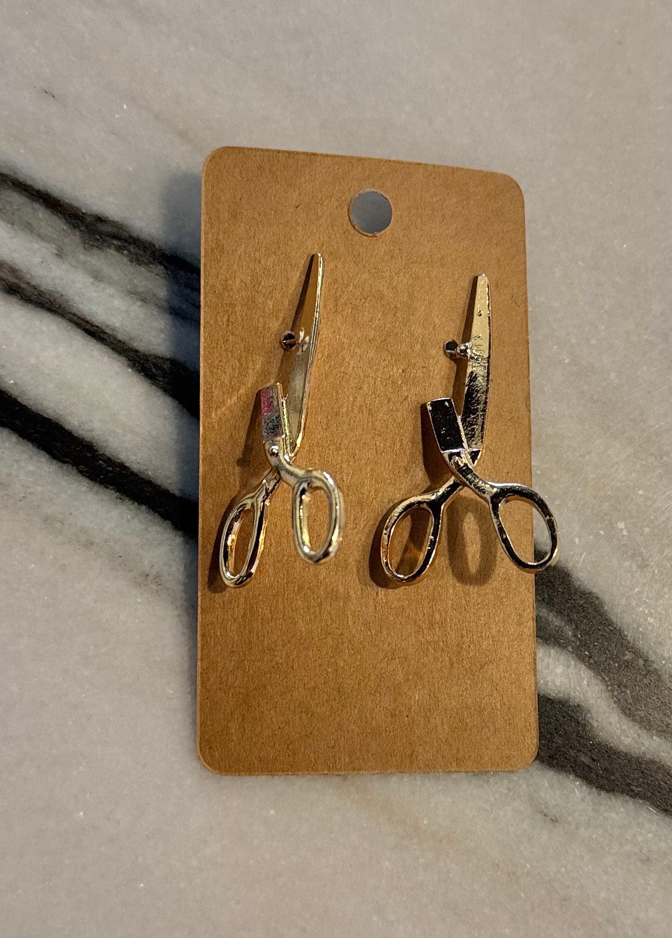 scissor earrings