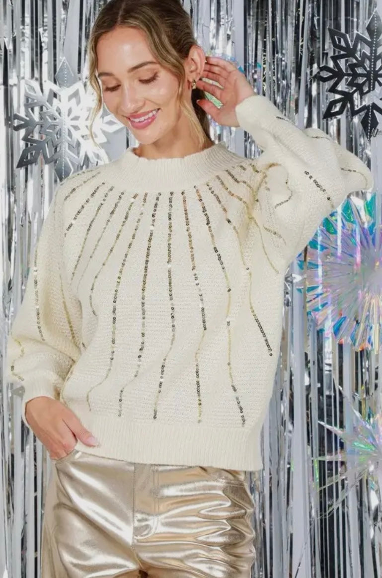 Sequin Sweater