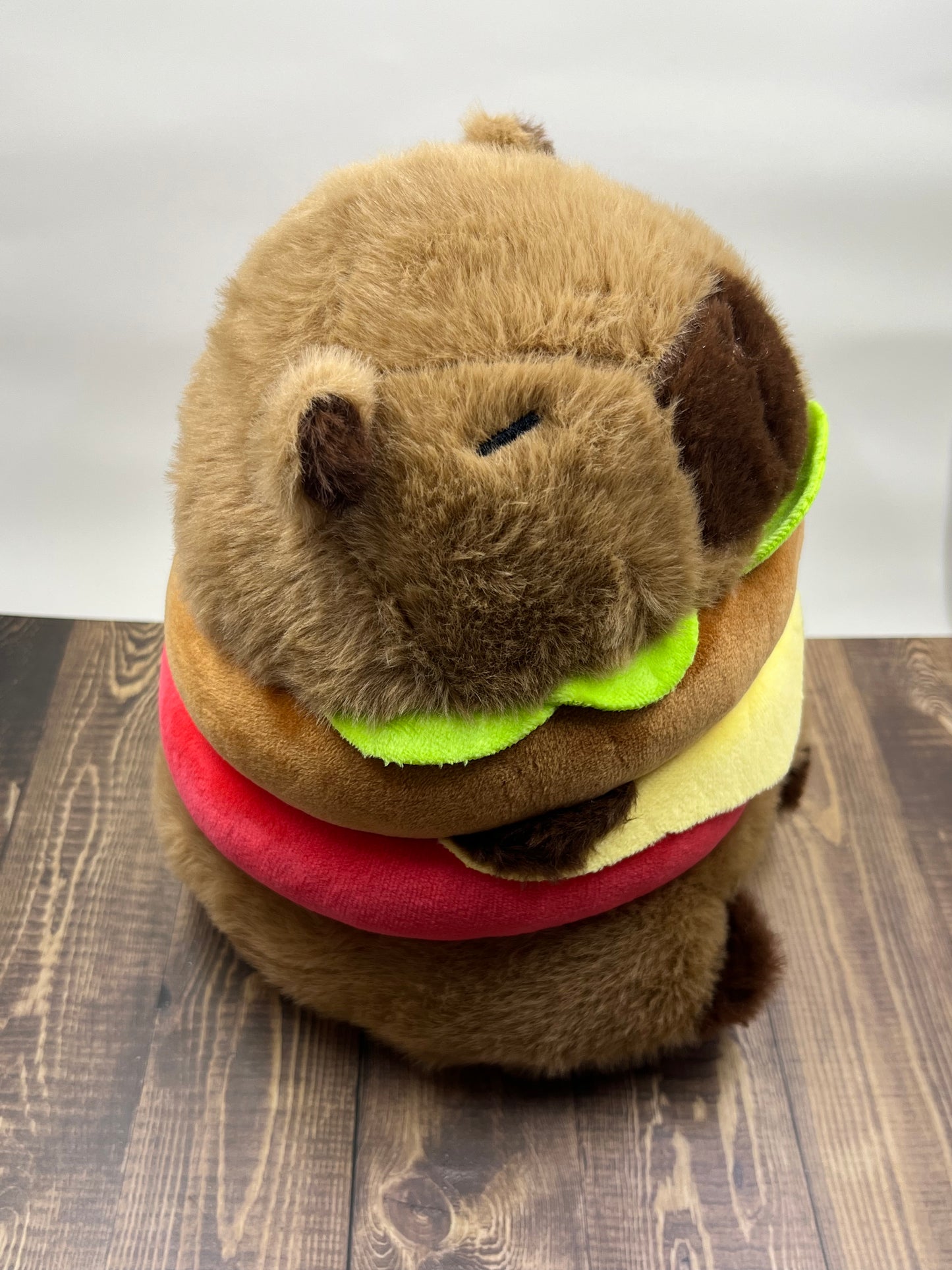 Hamburger Capybara toy