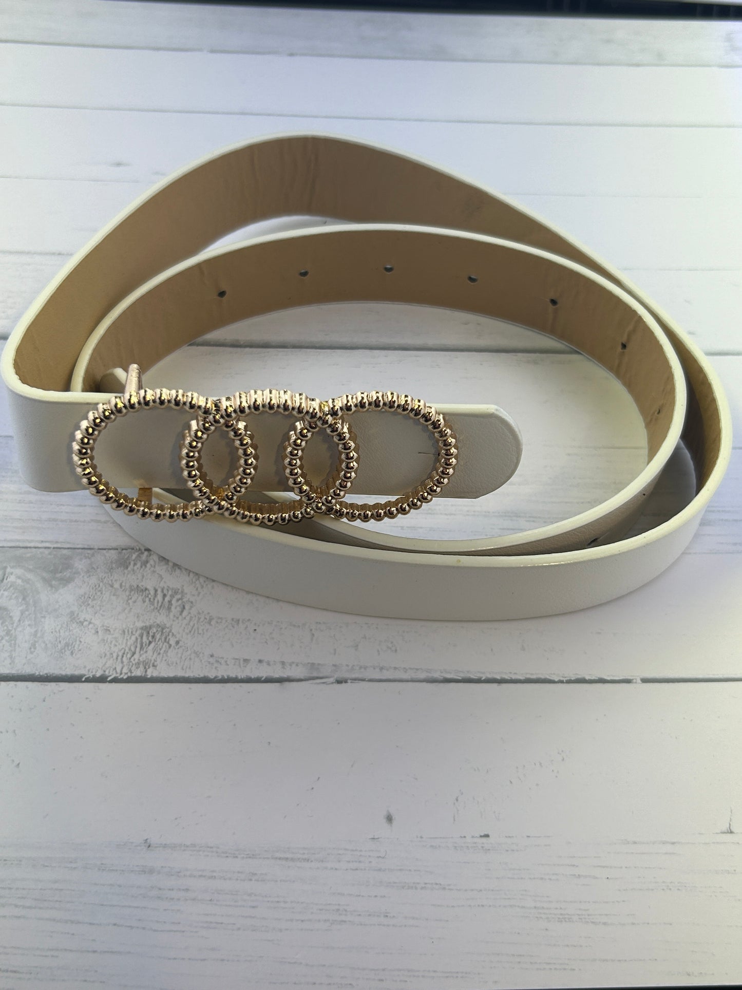 Three Ring Buckle Adjustable Belt