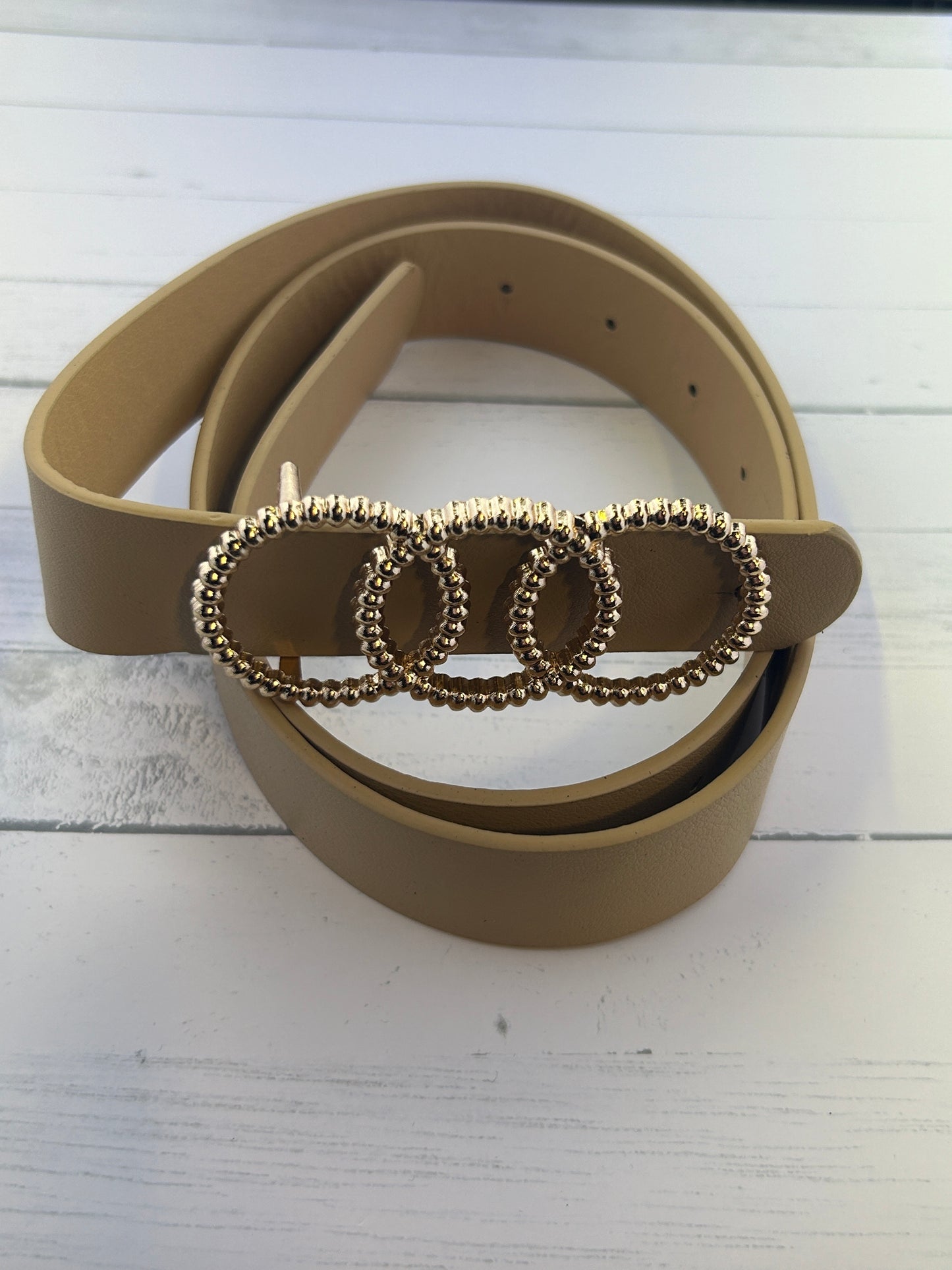 Three Ring Buckle Adjustable Belt